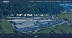 Desktop Screenshot of glas-gasperlmair.at