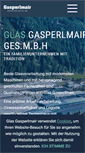 Mobile Screenshot of glas-gasperlmair.at