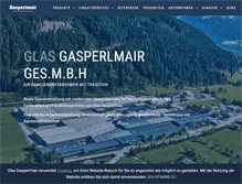 Tablet Screenshot of glas-gasperlmair.at